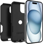 OtterBox iPhone 16e, 15, 14, & 13 Commuter Series Case - Black, Slim & Tough, Pocket-Friendly, with Port Protection