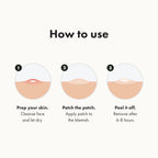 Mighty Patch Original Patch from Hero Cosmetics - #1 Hydrocolloid Acne Pimple Patches for Face, Shrinking Zits & Whiteheads in 1 Use, Nighttime Spot Pimple Stickers for Face, 36 Count
