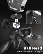 UBeesize 12" Desk Ring Light with Stand & Phone Holder - Adjustable Studio Light for Photography，Zoom Meetings, YouTube, TikTok, Live Streaming