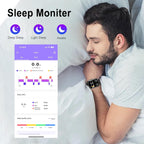 1.91" Smart Watch for Men,smart Watches for Women,Fitness Tracker with Message Call Function,120+ Sport Modes, IP68 Waterproof,24 Hours Heart Rate/Sleep Monitor,for Android/iOS (Black)