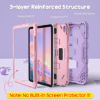 Fintie Kids Friendly Case for iPad (A16) 11th Generation 11 Inch (2025), iPad 10th Generation 10.9 Inch (2022), Fully-Body Rugged Heavy Duty Shockproof Protective Case with Kickstand, Purple