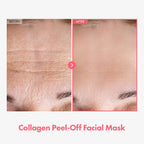TOSOWOONG Real Collagen Fit, Hydrolyzed Collagen Wrapping Mask, Peel Off Facial Mask for elasticity, Hydrating, Glow, Glass Skin, Face Moisturizer, Self Care, Korean Skin Care, 50ml, 1.69 fl. oz.