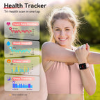 Smart Watches for Women, 1.85" HD Alexa Smart Watch for Android Phones & iPhones with Calls/Messages/Reminders, 3ATM 120+ Sport Modes Fitness Tracker Watch for Women with Heart Rate/Sleep/SpO2 Monitor