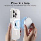 ESR for iPhone 14 Pro Max Case, Compatible with MagSafe, Shockproof Military-Grade Protection, Scratch-Resistant Back, Magnetic Phone Case for iPhone 14 Pro Max, Classic Hybrid Case, Clear