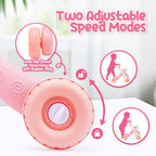 CUTE STONE 2-in-1 Baby Walker for Girls, Toddlers Learning Walker, Early Educational Push Walking Toys with Detachable Activity Center for Infants 12+ Months