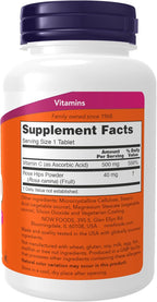 NOW Supplements, Vitamin C-500 with Rose Hips, Antioxidant Protection*, 250 Tablets