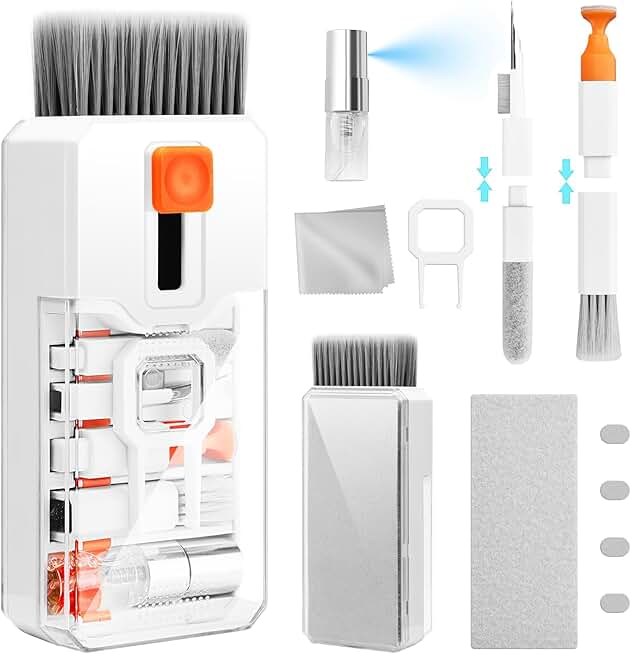 Keyboard Cleaning Kit Laptop Cleaner, All-in-1 Computer Screen Cleaning Brush Tool, Multi-Function PC Accessories Electr
