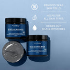 New York Biology Dead Sea Mud Mask for Face, Body | with Stem Cell and Collagen | Spa Quality Pore Refiner for Oily Skin | Natural Skincare for Women, Men | Tighten Skin | 4 oz