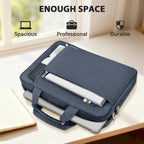 Ferkurn 17 17.3 Inch Laptop Bag Case Women Men Compatible with HP OmniBook Envy Omen Pavilion/LG Gram/Dell Inspiron Precision/Yoga ThinkPad, Carrying Briefcase Messenger Computer Bag 18 inch, Grey