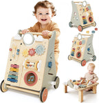Baby Push Walker with Wheels for 6-12 Months Boys Girls, Walking Toys for 1 Year Old Learning to Walk