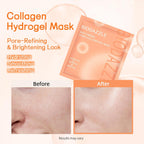 Bio-Collagen Real Deep Facial Mask Hydrating Overnight Hydrogel Mask Pore Minimizing Elasticity Firming And Moisturizing 33g x 4ea