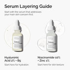 The Ordinary Hyaluronic Acid 2% + B5 (with Ceramides), Multi-Depth Hydration Serum for Plumper, Smoother Skin