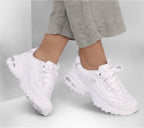 Skechers Women's D'Lites Fresh Start Memory Foam Lace-up Sneaker