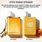 Sttes Perfume 02# Irresistible Sunshine for Women - Pistachio, Vanilla & Salted Caramel Eau de Perfume 100ml (3.4fl oz) Sweet Gourmand Caramel Vanilla Fragrance (Evolution of 602)