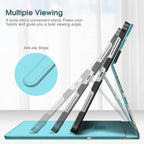 Fintie Case for iPad (A16) 11th Generation 11 Inch (2025), iPad 10th Generation 10.9 Inch (2022), Multi-Angle Viewing Protective Stand Cover with Pencil Holder & Pocket, Blossom