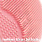 Silicone Facial Cleansing Brush - 4 Pack Face Scrubber & Exfoliator for Deep Cleaning, Soft Brush, Blackhead & Acne Pore Care