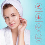 Deep Collagen Face Mask Overnight, Bio- Collagen Mask Real Deep Mask, Hydrating Hydrogel Masks with Low Molecular Collagen for Firming, Elasticity, Pore Minimizing 40g x 5ea Mothers Day Gifts