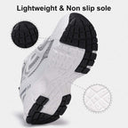 BAASPLOA Women's Chunky Fashion Sneakers Casual Sports Shoes Mesh Breathable Athletic Gym Workout Tennis Shoe Platform Thick Walking Shoes