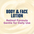 Gold Bond Age Renew Retinol Overnight Body & Face Lotion, 13 Oz, Anti-Aging Moisturizer for Visibly Plumper, Smoother Skin, 24-HR Hydration, Non-Irritating, Non-Greasy, Dermatologist-Tested, Unscented