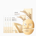 ANUA Rice 70 Glow Collagen Mask, Overnight Face Mask for Glass Skin, Ceramide, Collagen Facial Mask, Skin Moisture Barrier, Tightening Care, Natural Color, Korean Skincare, 1.34 oz/4ea