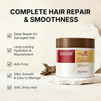 Karseell Collagen Hair Treatment Deep Repair Conditioning Argan Oil Collagen Hair Mask Essence for Dry Damaged Hair All Hair Types 16.90 oz 500ml