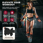 BAGAIL Ankle Wrist Weights for Women & Men, One Pair of 1/2/4/6/8/10 LBS Wearable Leg Arm Weights with Sleek Design & Secure Fit for Walking, Running, Pilates, Home Fitness & Physical Therapy