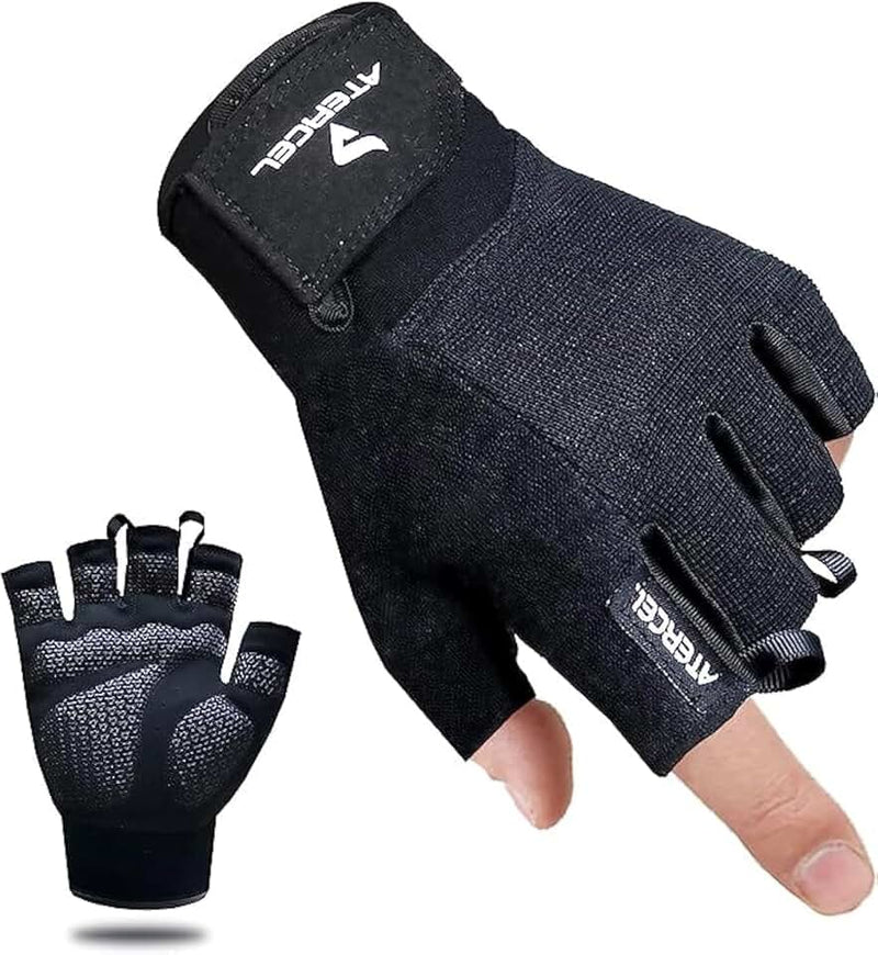 ATERCEL Workout Gloves for Men and Women, Exercise Gloves for Weight Lifting, Cycling, Gym, Training, Breathable and Snu