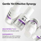 Anua Retinol Serum for Smooth & Renewed Skin, 0.3% Retinol, 5% Niacinamide, Hydration & Glass Skin, Gentle for Beginners, Korean Skincare, 1.01 fl oz
