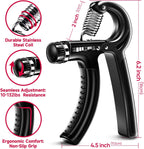 FitBeast Grip Strengthener Forearm Strengthener Hand Grips Strengthener Kit - 5 Pack Adjustable Resistance