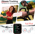 Smart Watches for Women, 1.85" HD Alexa Smart Watch for Android Phones & iPhones with Calls/Messages/Reminders, 3ATM 120+ Sport Modes Fitness Tracker Watch for Women with Heart Rate/Sleep/SpO2 Monitor