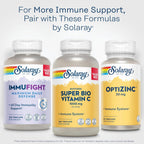 Solaray Super Bio Buffered Vitamin C 1000mg, Two-Stage, Timed Release Vitamin C with Bioflavonoids, Immune Support Supplement - High Absorption, Vegan, 60 Day Guarantee, 180 Servings, 360 VegCaps 140