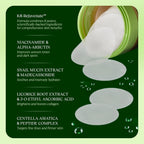 JiYu Toning Polish Pads - Korean Skincare for Dark Spots, Wrinkles & Dull Skin - Hydrating Facial Treatment with Snail Mucin, Niacinamide, Peptides & Centella - 100 Count