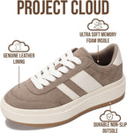 Project Cloud Platform Sneakers for Women - Lightweight Memory Foam Insole Womens Sneakers - Non-Slip Fashion Sneakers for Women Footwear - Women's Fashion Platform Shoes (Nita)