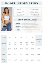 Women's Slim Fit Sleeveless Crop Top-Cute Casual Tank, Stretchy Workout Cami