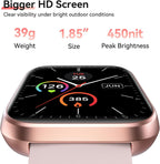 Smart Watches for Women, 1.85" HD Alexa Smart Watch for Android Phones & iPhones with Calls/Messages/Reminders, 3ATM 120+ Sport Modes Fitness Tracker Watch for Women with Heart Rate/Sleep/SpO2 Monitor