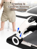 Music and Lights Baby Walker with Wheels, 6 in 1 Baby Activity Center w/Ergonomic backrest Design, Baby Walkers for Boys w/Foot Pads, Music Bouncer Walkers for Boys Girls Babies 6-18 Months, Black