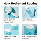 e.l.f. SKIN Holy Hydration! Triple Bounce Serum, 1.7% Hyaluronic Acid Serum For Plump, Bouncy Skin, Moisturizing & Hydrating, Vegan & Cruelty-Free
