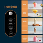 Ninja SLUSHi with RapidChill Technology, 88 oz. Frozen Drink & Slushie Machine, 5 Preset Programs, Margaritas, Frappés, and More, Premium Accents, Black, FS301