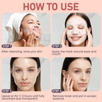 TEAWOO Bio-Collagen Facial Mask 8 EA, Hydrating & Soothing Hydrogel Face Mask, Overnight Collagen Face Mask for Glass Skin & Elasticity, Korean Skin Care