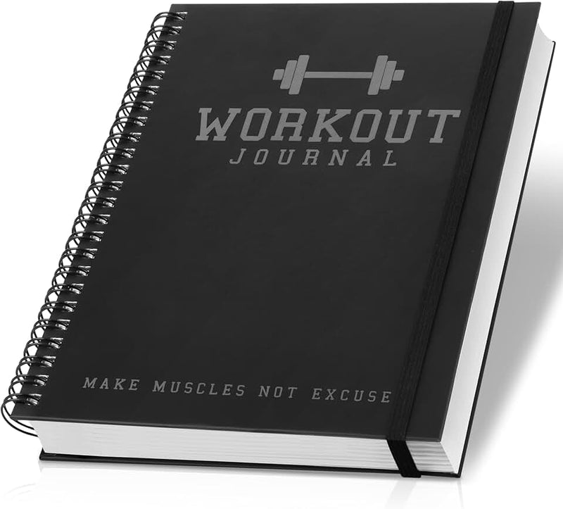 ZICOTO Ultimate Workout Journal - Complete Fitness Training Planner for Men and Women - Track PRs, Build Muscle & Domina