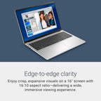 Dell 16 Laptop DC16256-16.0-inch 16:10 2K Touchscreen Display, AMD Ryzen AI 7 350 Processor, AMD Radeon Graphics, 32GB Memory, 1TB SSD, Windows 11 Home, Copilot+, Onsite Service, Platinum Silver