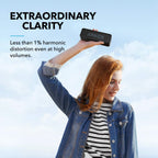 Anker Soundcore Upgraded Bluetooth Speaker with IPX5 Waterproof, Stereo Sound, 24H Playtime, Portable Wireless Speaker for iPhone, Samsung and More (Black)