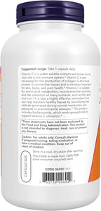 NOW Foods Supplements, Vitamin C-1,000 with 100 mg of Bioflavonoids, Antioxidant Protection*, 250 Veg Capsules