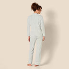 Amazon Essentials Women's Long Sleeve Cotton Modal Pajama Set, Loungewear with Full-Length Bottom