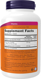 NOW Supplements, Vitamin C-1,000 with Rose Hips & Bioflavonoids, Antioxidant Protection*, 250 Tablets