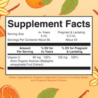 MARYRUTH'S Organic Vitamin C Supplement | Liquid Vitamin C Liquid Drops for Adults & Kids | Immune Support Supplement for Overall Health | Vegan | Non-GMO | Gluten Free | 4 Fl Oz