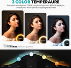 Weilisi 10" Ring Light with Stand 72'' Tall & Phone Holder,38 Color Modes Selfie Light with Tripod Stand,Stepless Dimmable/Speed LED Ring Light for iPhone & Android,YouTube, Makeup,TIK Tok