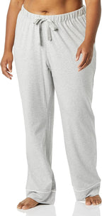 Amazon Essentials Women's Long Sleeve Cotton Modal Pajama Set, Loungewear with Full-Length Bottom