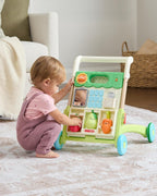 Skip Hop Baby Walker 5-in-1 Sit to Stand Convertible Light Up Walker with 50+ Activities for Developmental Play, Songs and Sounds 3 Adjustable Handle Heights and Speed Control Switch Farmstand Age 6m+