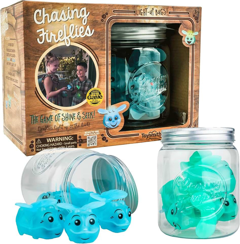 Toysmith Chasing Fireflies Kids Game - The Game of Shine & Seek - Interactive Games for Kids - Indoor & Outdoor Game - f